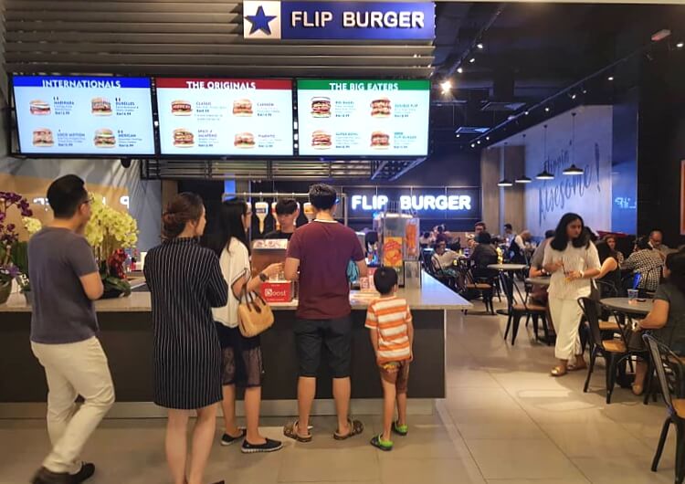 Flip Burger Gurney Paragon Mall Penang Malaysia